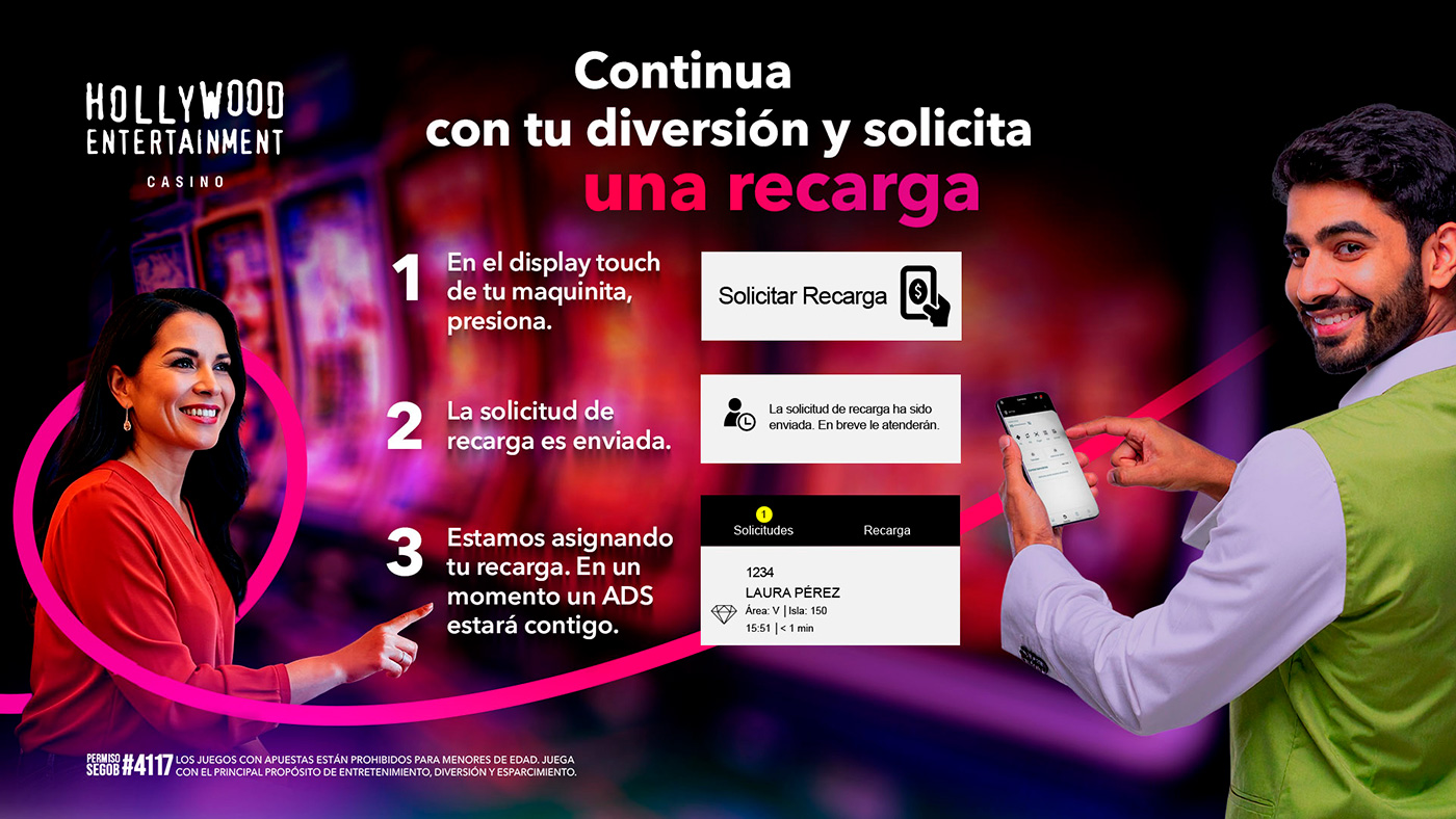 Recarga Tu Diversión sin moverte de tu maquina favorita