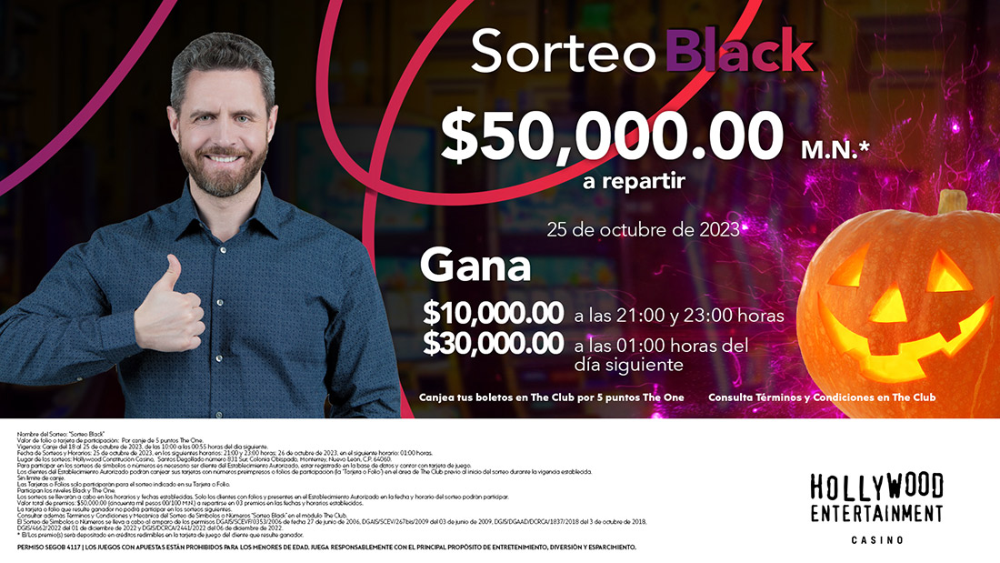 Sorteo BLACK Sorteo BLACK