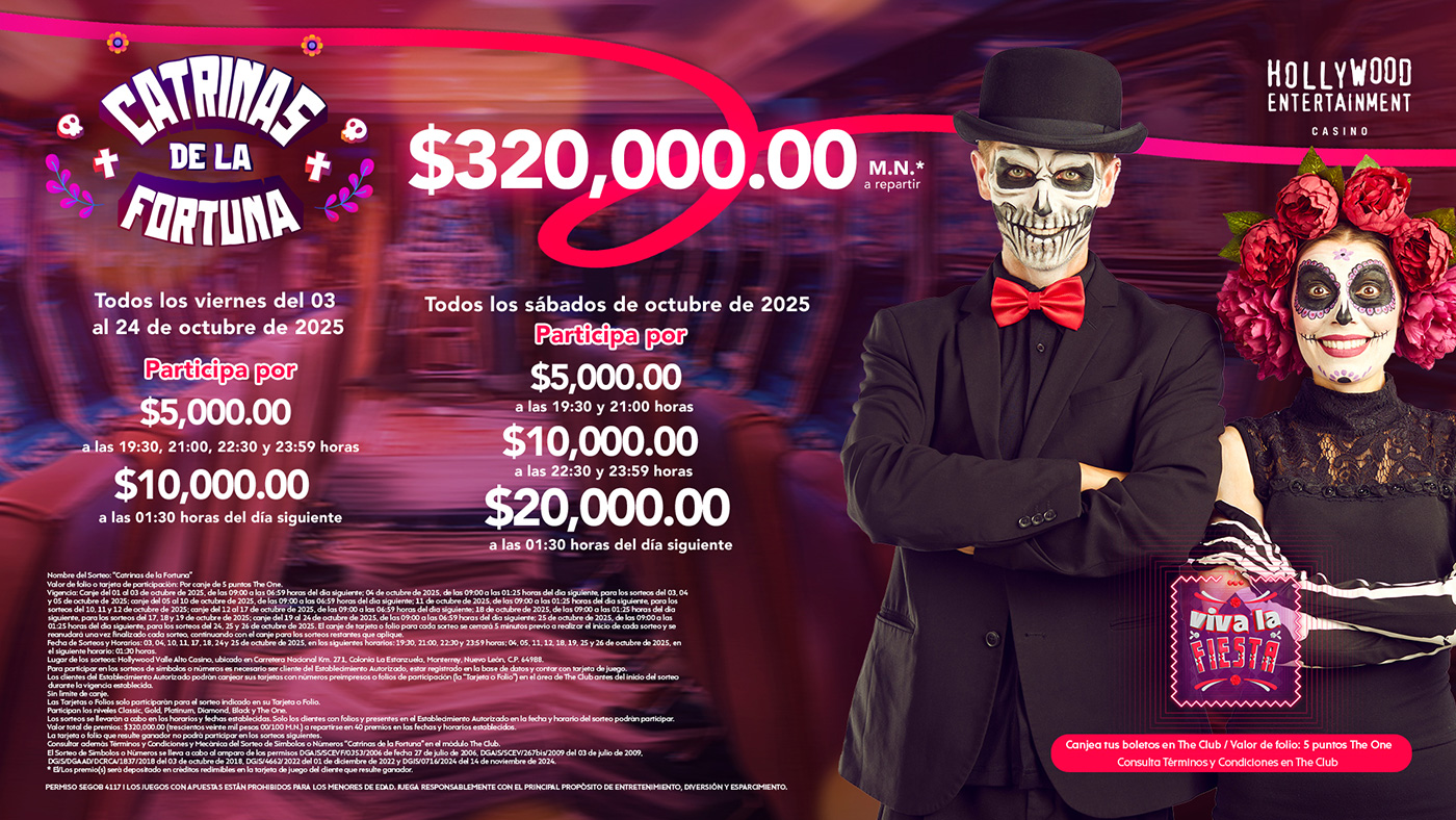 Sorteo TBDP en Hollywood Casino